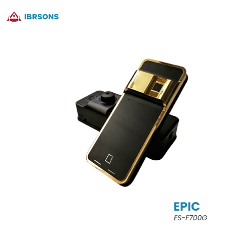 EPIC - ES-F700G Elegant Design 5 Way Operated Fingerprint, RFID Card, Key Bluetooth & Pin Method Digital Door Lock - Wifi Bridge & Remote Controlled (Optional)