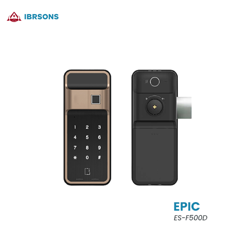EPIC - ES-F500D Elegant Design 4 Way Operated Fingerprint, RFID Card, Bluetooth & Pin Method Digital Door Lock - Wifi Bridge & Remote Controlled (Optional)