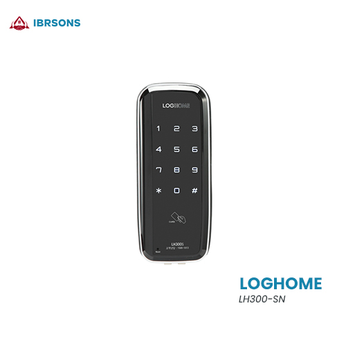 LOGHOME - LH300-SN Simple & Convenient Modern Design 2 Way Operated Pin & RFID Card Digital Door Lock - Remote Control (Optional)