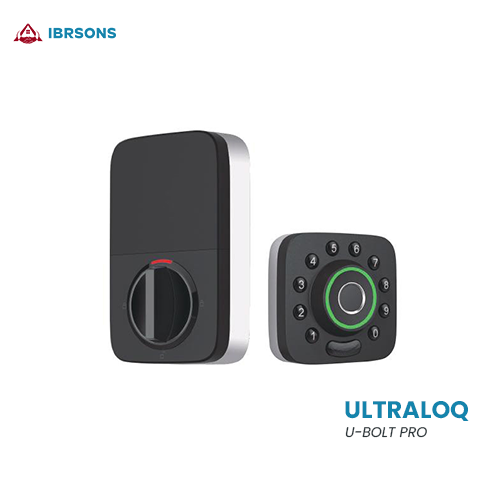 ULTRALOQ - U-Bolt Pro Bluetooth Electronic And Biometric Smart Door Lock - Deadbolt Lock
