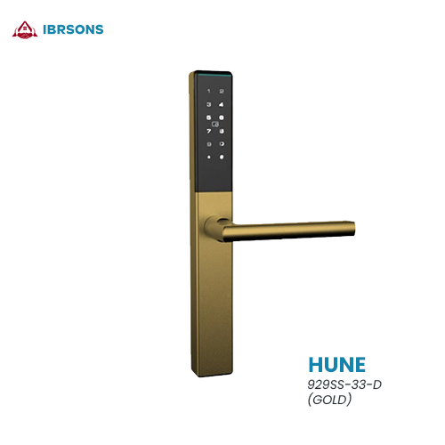 HUNE - 929SS-33-D Stainless Steel European ANSI Standard Mortise Classic Style 2 Way Digital Door Lock- Silver & Gold Colors Available