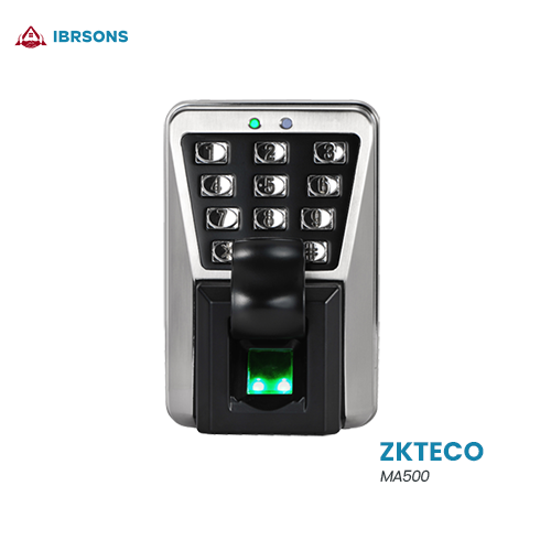 ZKTECO - MA500 Advanced Biometric Access Control Terminal That Can Be Operated In Standalone Mode As Well As Network Mode Through TCP/IP Or RS485 For Software Management.