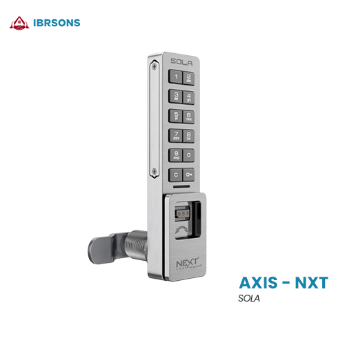 AXIS - NXT-SKK-CDV-619-01-9U Elegant Design And Vertical Body Style With All Metal Housing Versatile Keypad Locker Lock